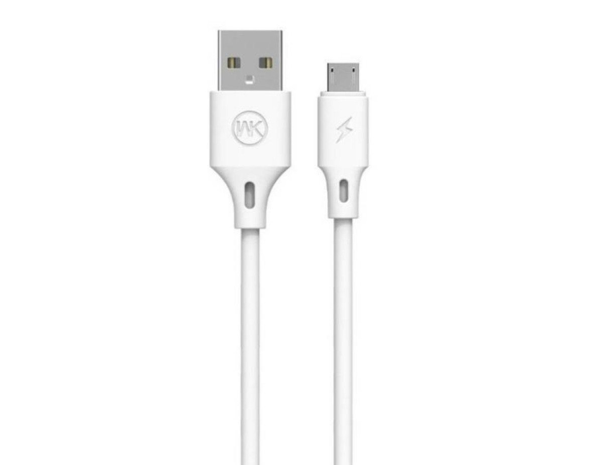 Charging Cable WK Micro White 2m Full Speed Pro WDC-092 2.4A