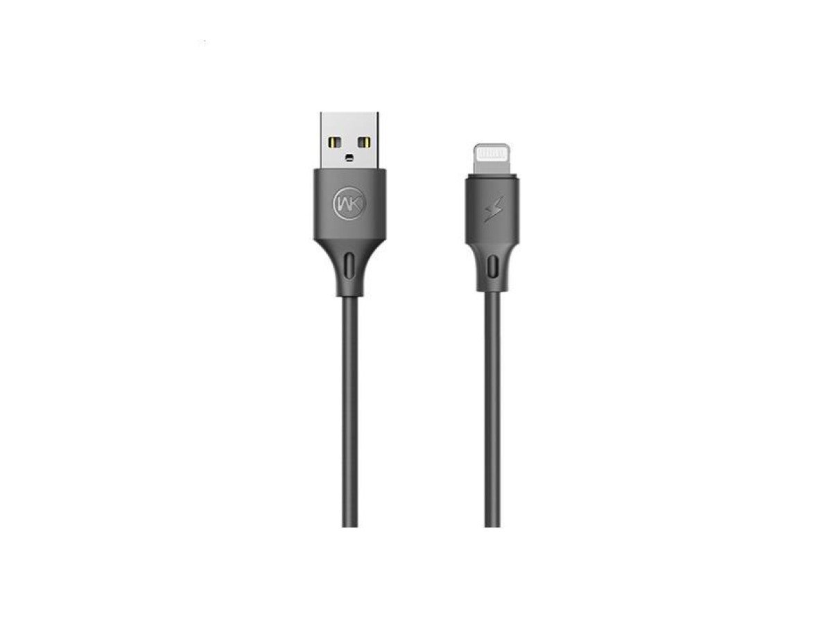 Charging Cable WK i6 Black 1m Full Speed Pro WDC-092 2.4A