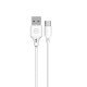 Charging Cable WK TYPE-C White 1m Full Speed Pro WDC-092 2.4A