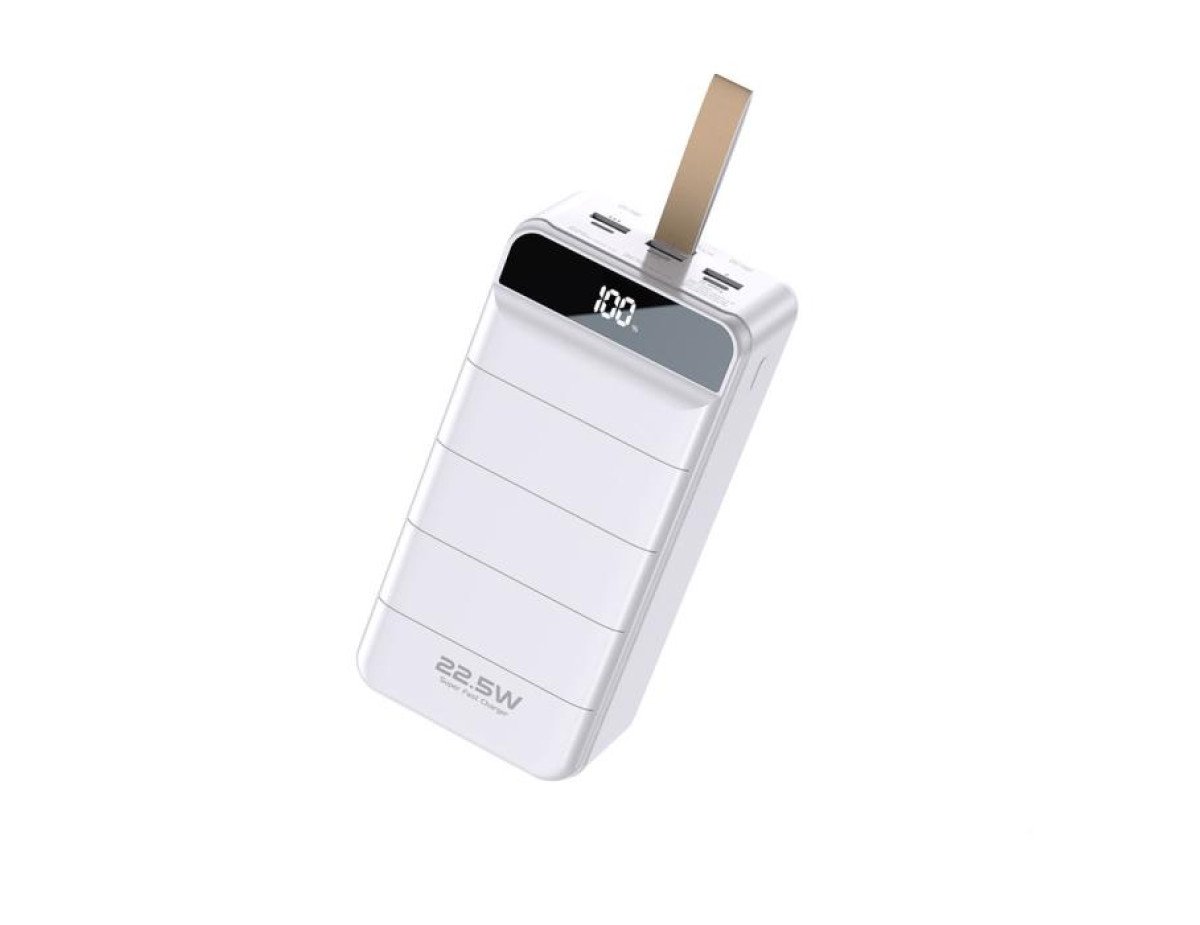 Power Bank WK 60000mAh MINRE PD20W+3xQC3.0 22.5W White WP-269