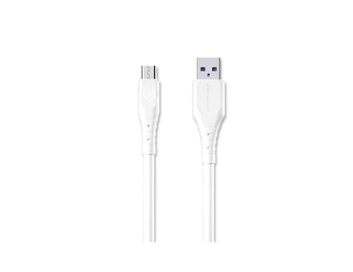 Charging Cable WK Micro Wargod White 2m WDC-152 6A