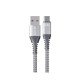 Charging Cable WK TYPE-C Raython Silver 1m WDC-169 6A