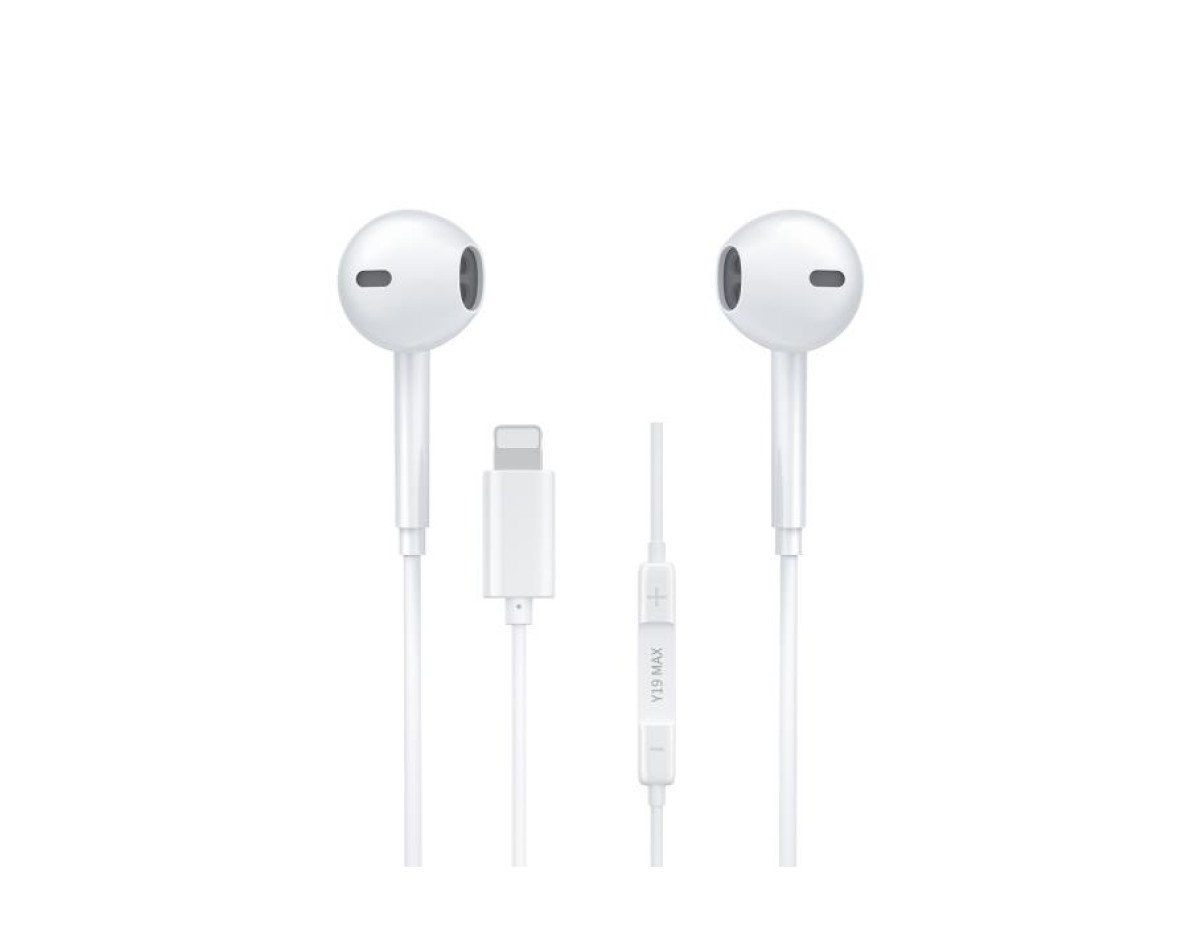 Earphone WK Y19 Max Lighting White