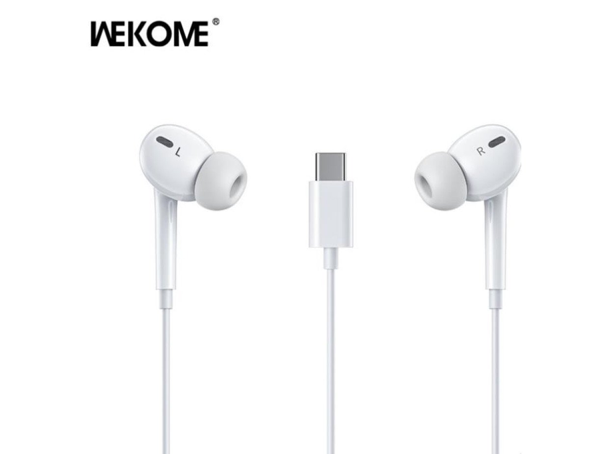 Earphone WK YA17 Type-C White