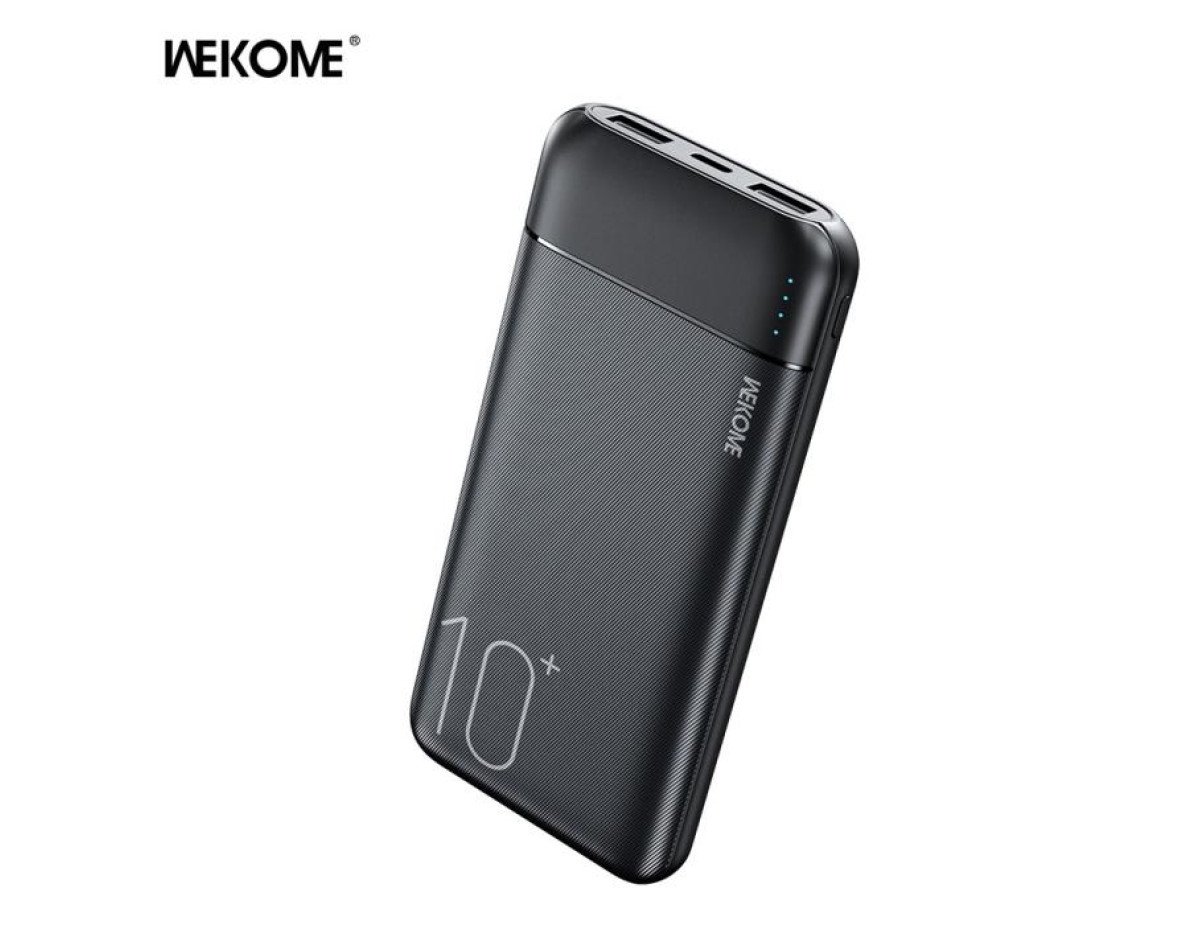 Power Bank WK 10000mAh 10W USBx2 Black WP-01