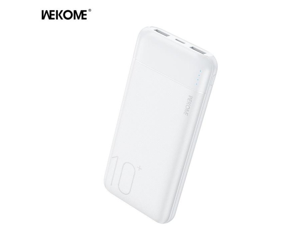 Power Bank WK 10000mAh 10W USBx2 White WP-01