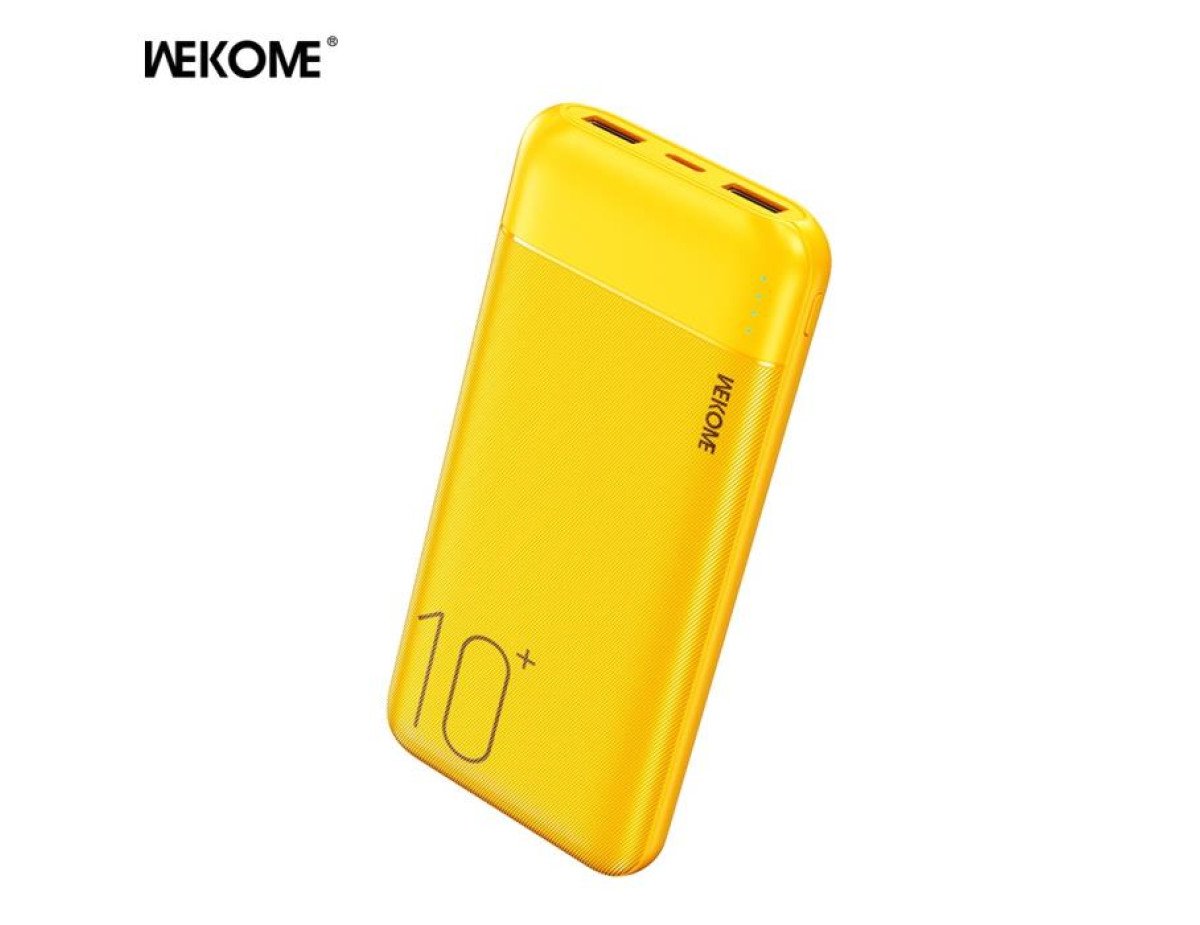 Power Bank WK 10000mAh 10W USBx2 Yellow WP-01