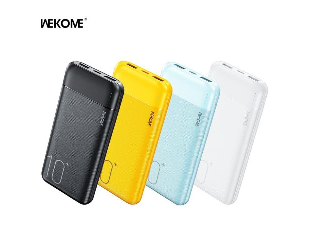 Power Bank WK 10000mAh 10W USBx2 Yellow WP-01