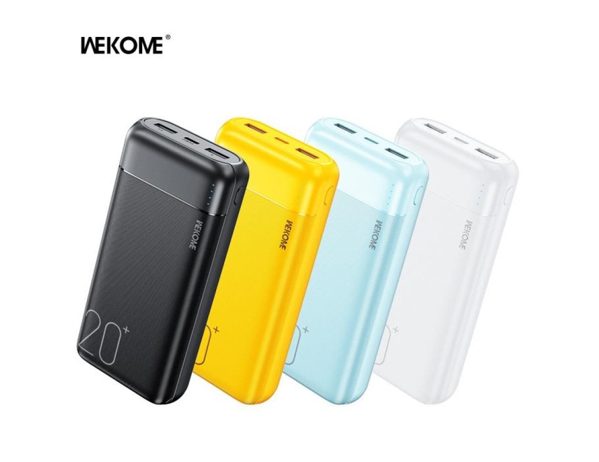 Power Bank WK 20000mAh 10W USBx2 Yellow WP-02