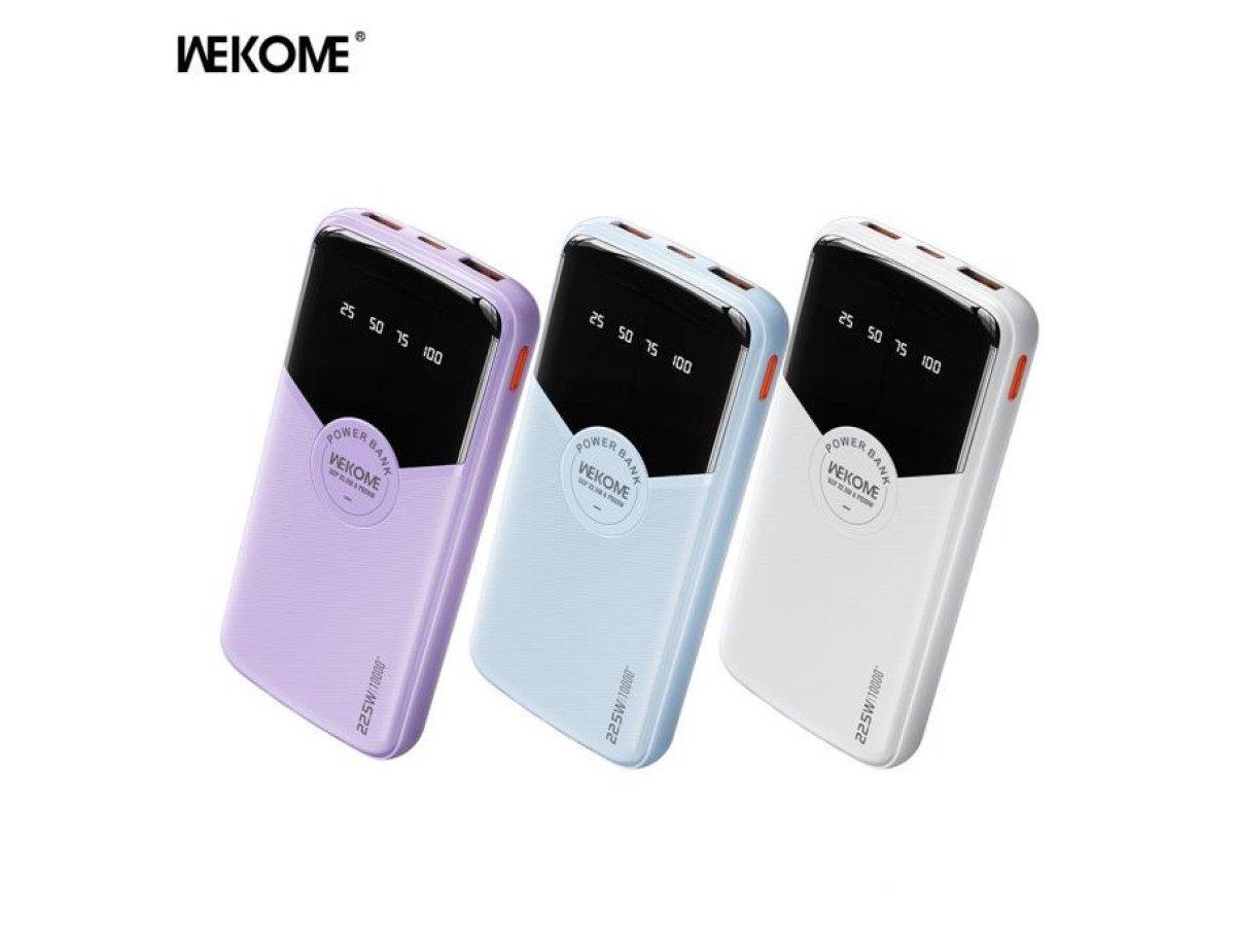 Power Bank WK 10000mAh 22,5W PDx1 & QC2.0x2 Purple WP-43