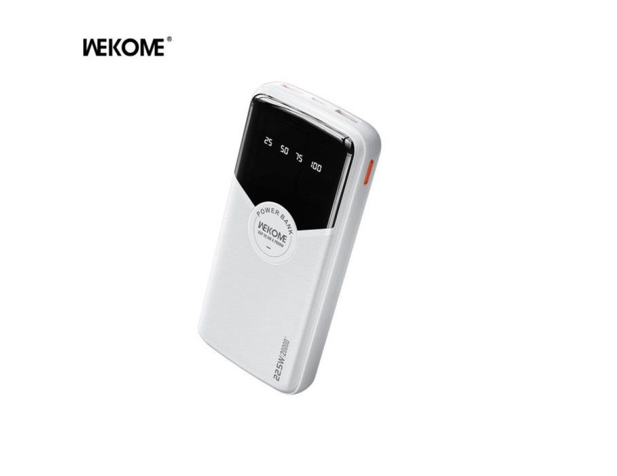 Power Bank WK 20000mAh 22,5W PDx1 & QC2.0x2 White WP-43