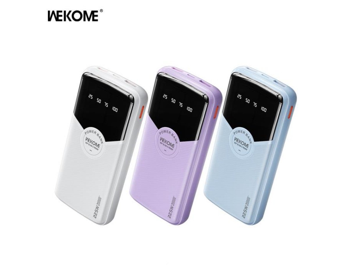 Power Bank WK 20000mAh 22,5W PDx1 & QC2.0x2 Purple WP-43