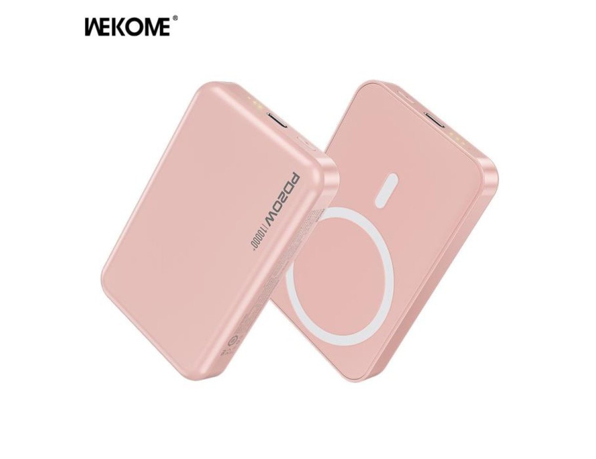 Power Bank Magnetic Wireless WK 10000mAh 20W PDx1 Pink WP-45