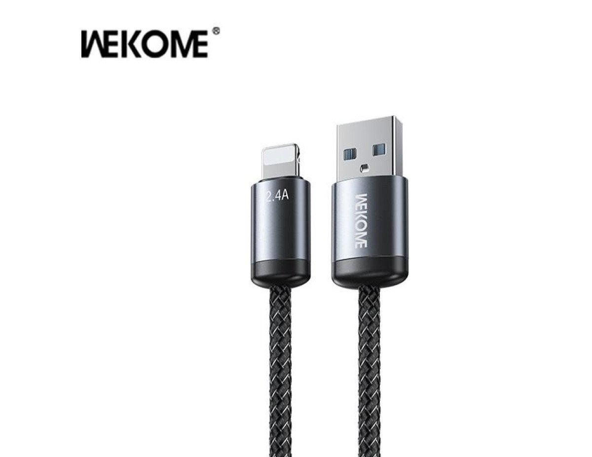 Charging Cable WK i6 Black 1m WDC-32 2.4A