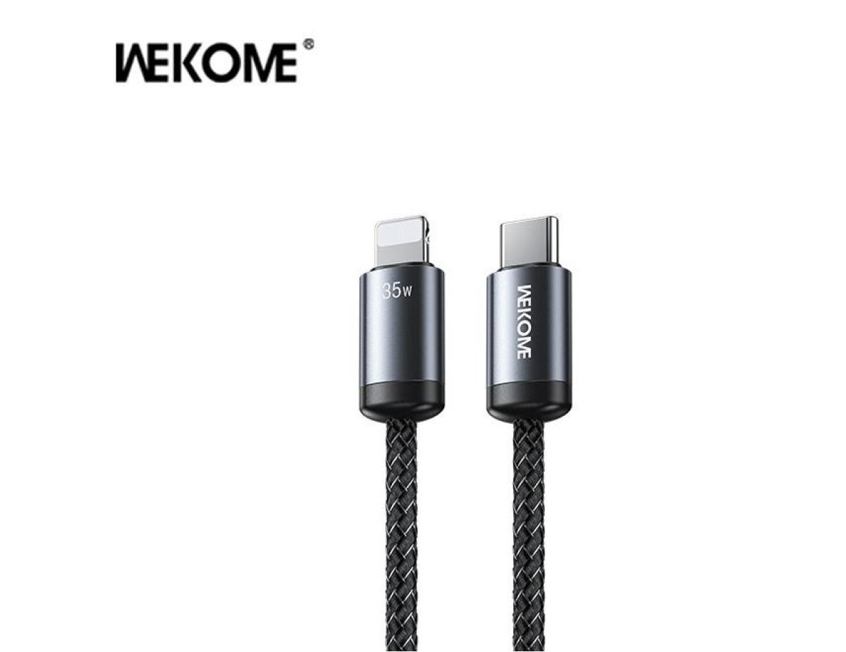 Charging Cable WK 35W PD TYPE-C/i6 Black 1m WDC-33 3A