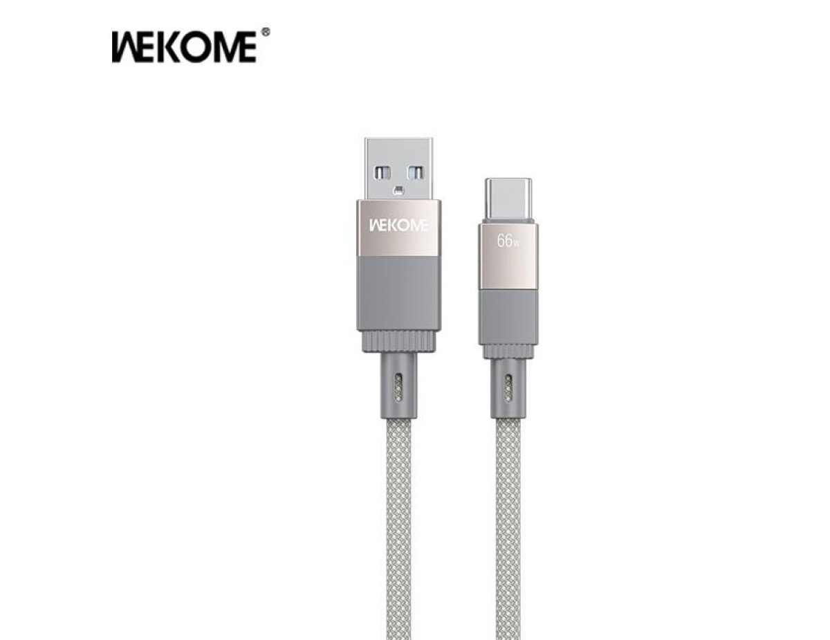 Charging Cable WK 66W TYPE-C Grey 1m WDC-45