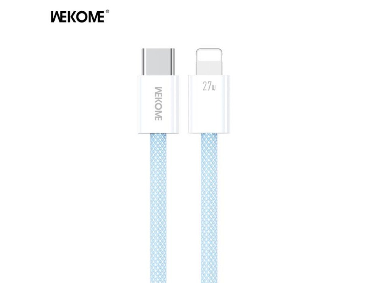 Charging Cable WK 27W PD TYPE-C/i6 Blue 1m WDC-21