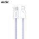 Charging Cable WK 27W PD TYPE-C/i6 Purple 1m WDC-21