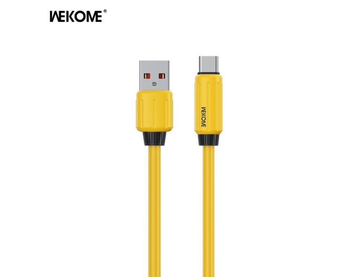 Charging Cable WK 66W TYPE-C Yellow 1m WDC-27a