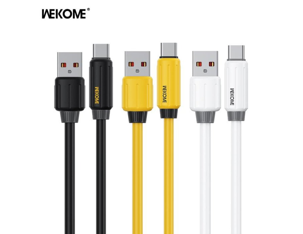 Charging Cable WK 66W TYPE-C Yellow 1m WDC-27a