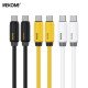 Charging Cable WK 65W TYPE-C/TYPE-C Yellow 1m WDC-28