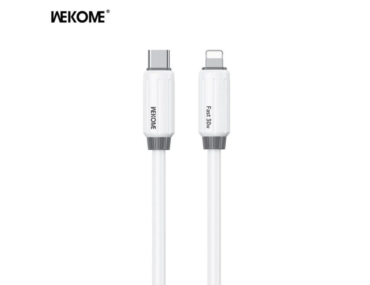 Charging Cable WK 30W PD TYPE-C/i6 White 1m WDC-29