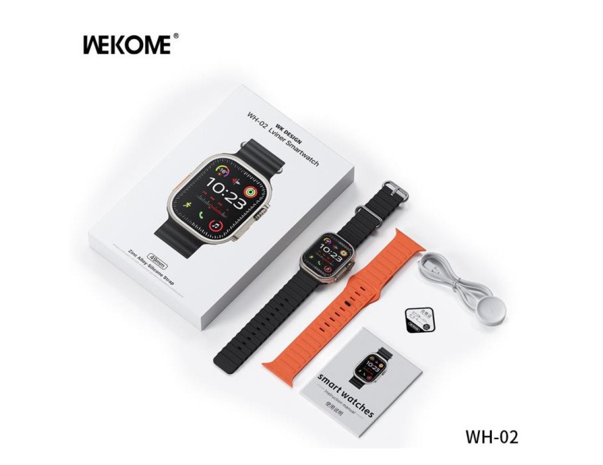 Smartwatch WK WH-02 Titanium gold