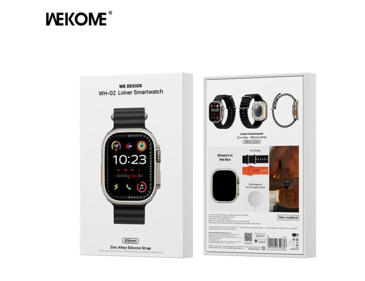 Smartwatch WK WH-02 Titanium gold