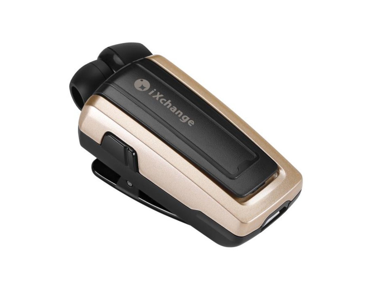 Retractable BT Mini Headset UA26 Gold iXchange