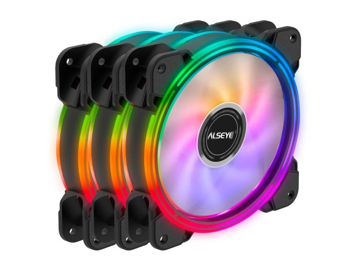 Case Cooler 12cm RGB-Fan x3 kit Alseye HALO 4.0