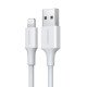 Charging Cable MFI UGREEN US155  i6 White 1m 20728 2.4A