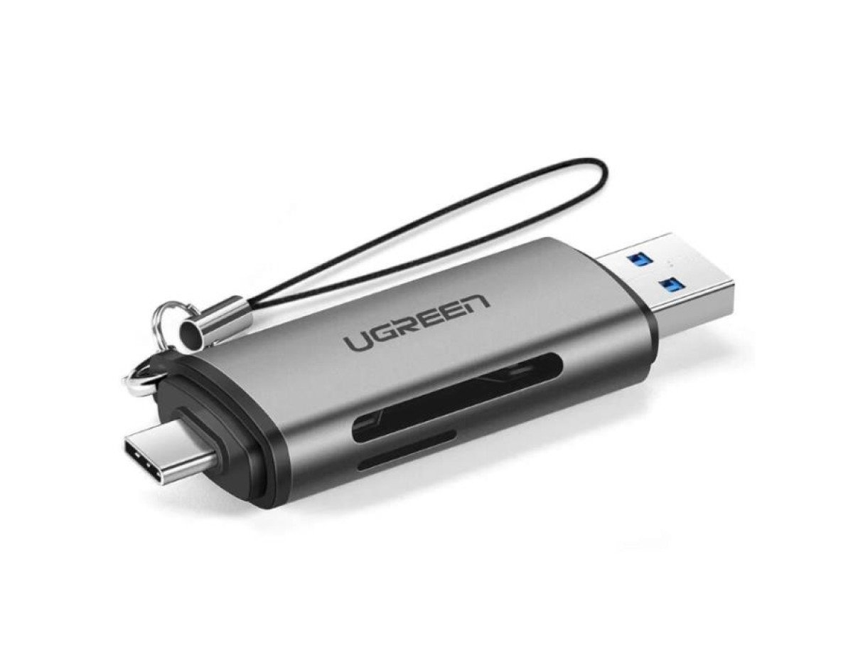 Card Reader UGREEN CM185 TYPE-C/USB 3.0 Gray 50706