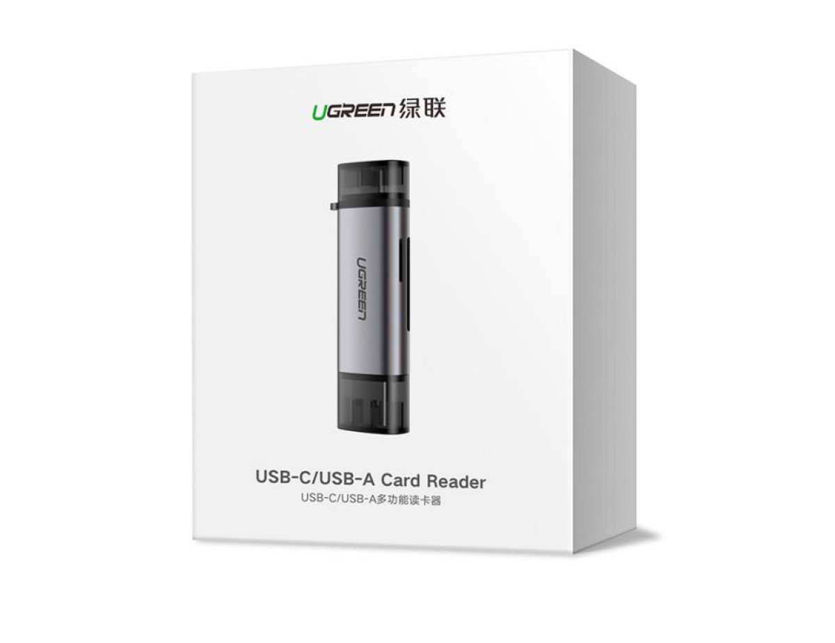 Card Reader UGREEN CM185 TYPE-C/USB 3.0 Gray 50706