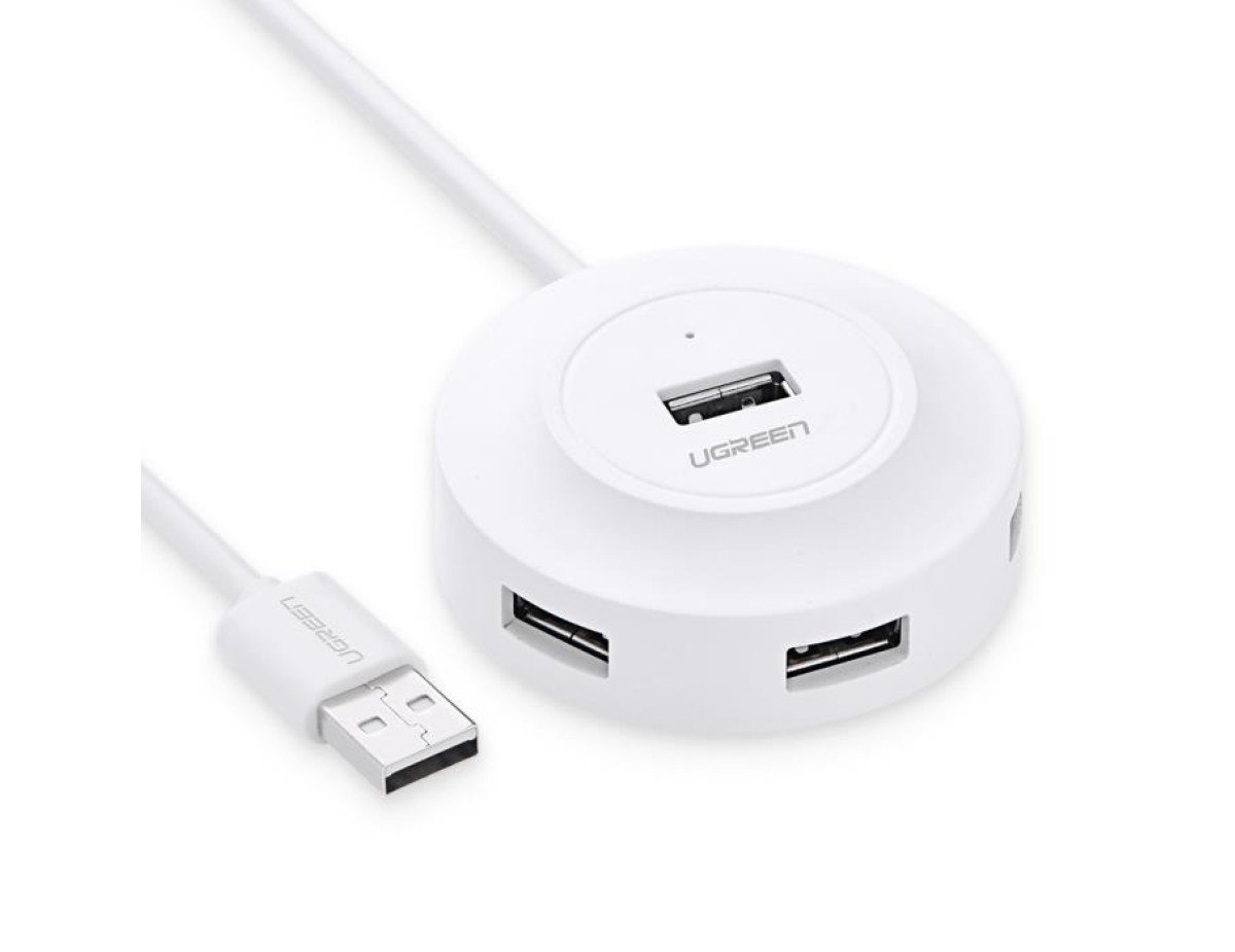 Hub USB 2.0 UGREEN CR106 White 20270