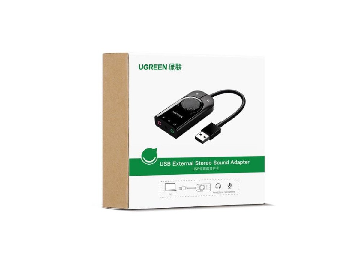 Soundcard USB 2.0 UGREEN CM129 Black 40964