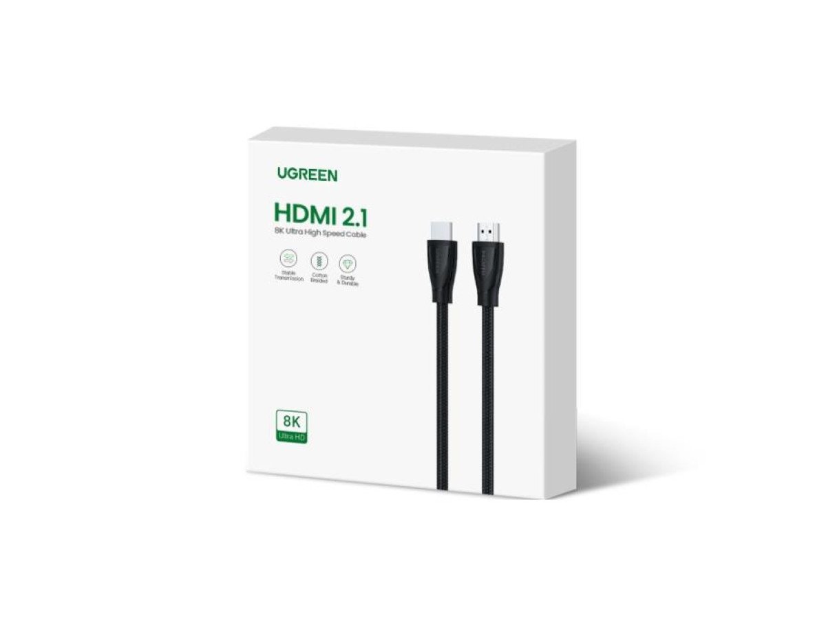 Cable HDMI M/M Retail 1m 8K/60Hz UGREEN HD140 Black 80401