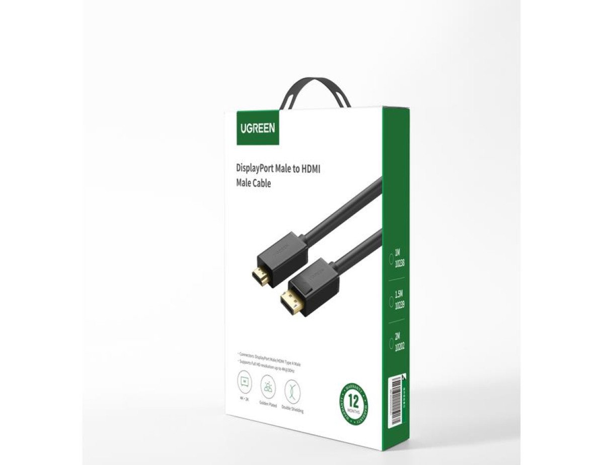 DP to HDMI 2m UGREEN DP101 Black 10202