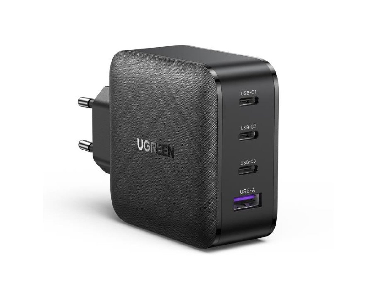 Charger GaN UGREEN CD224 65W PDx3+QC3.0 Black 70774