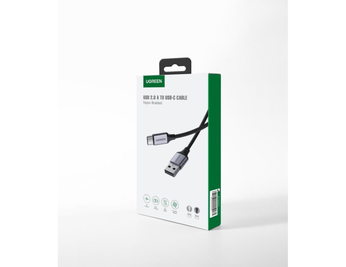 Charging Cable UGREEN US288 TYPE-C Black 3m 60408 3A