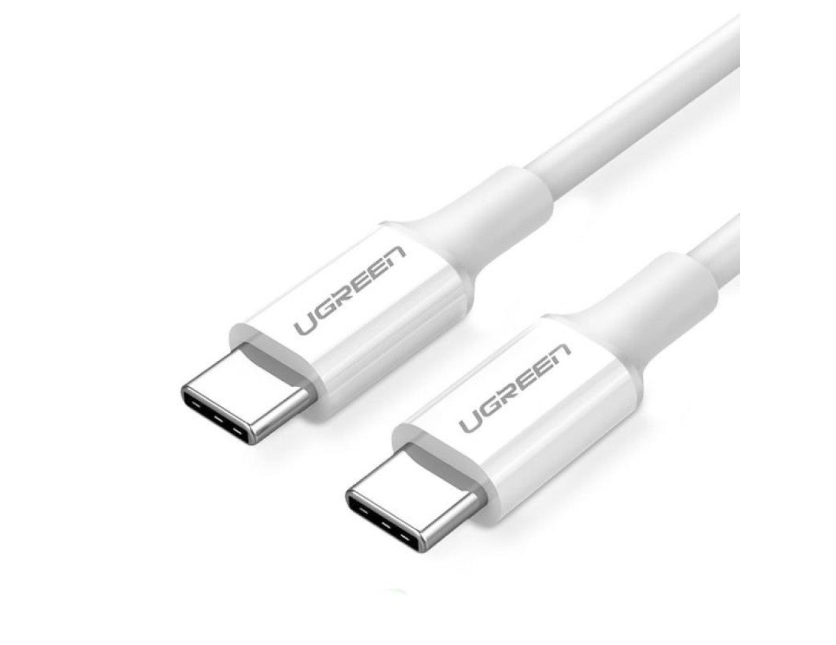 Charging Cable UGREEN 60W US264 TYPE-C/TYPE-C White 1m 60518 3A