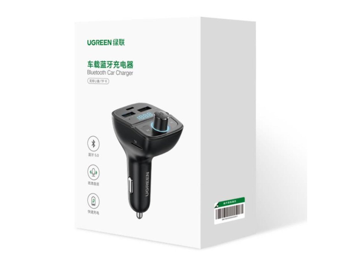 FM Transmitter Bluetooth and Car Charger UGREEN CD229 80910