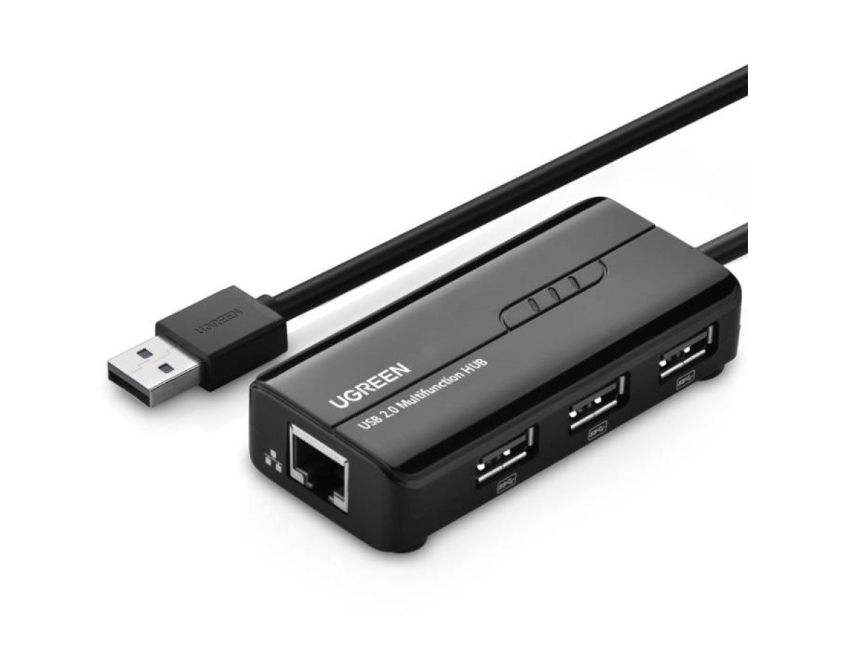 USB 2.0 to 1 Fast Ethernet with 3xUSB 2.0 UGREEN 20264