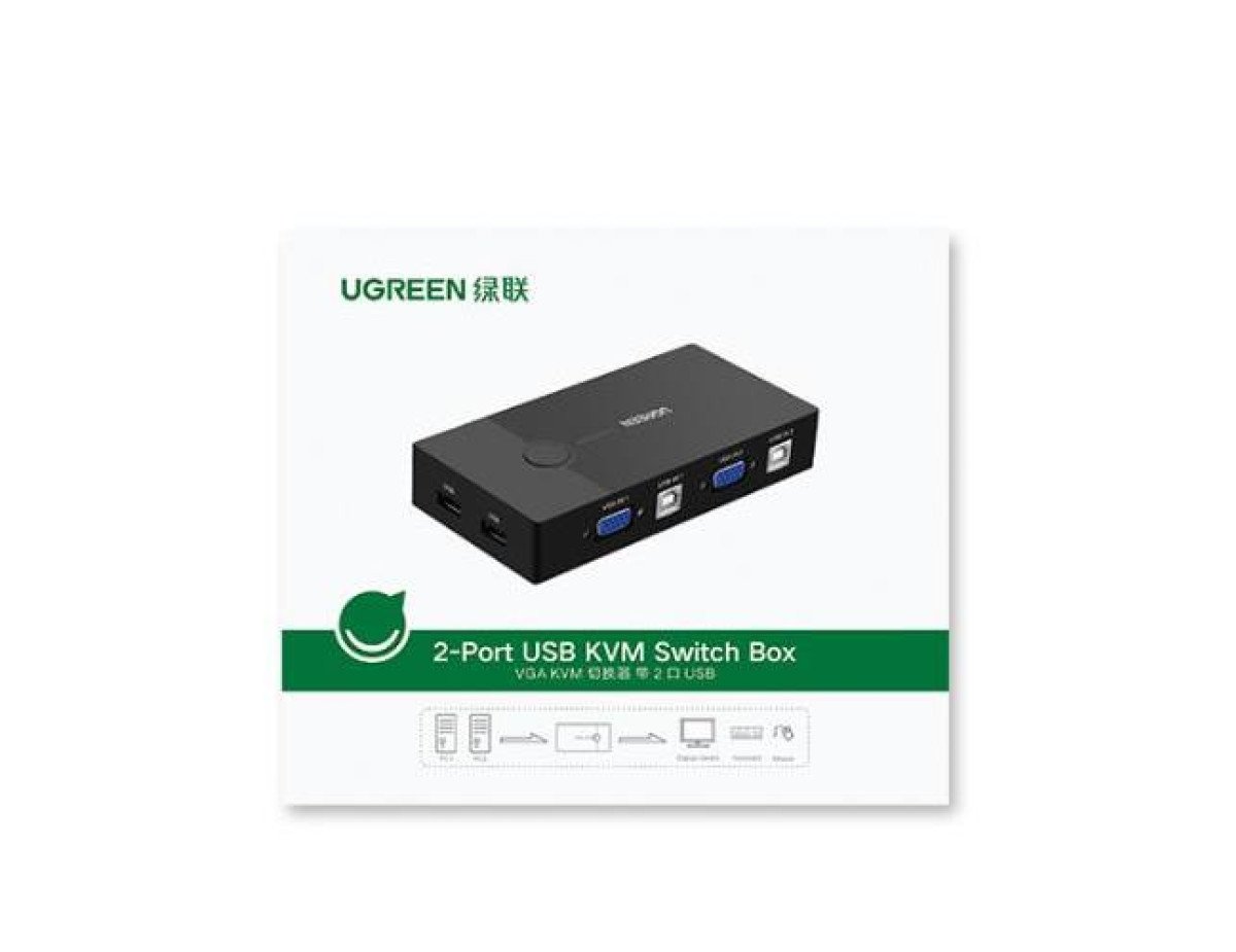 KVM Switch 2 port USB/VGA UGREEN 30357