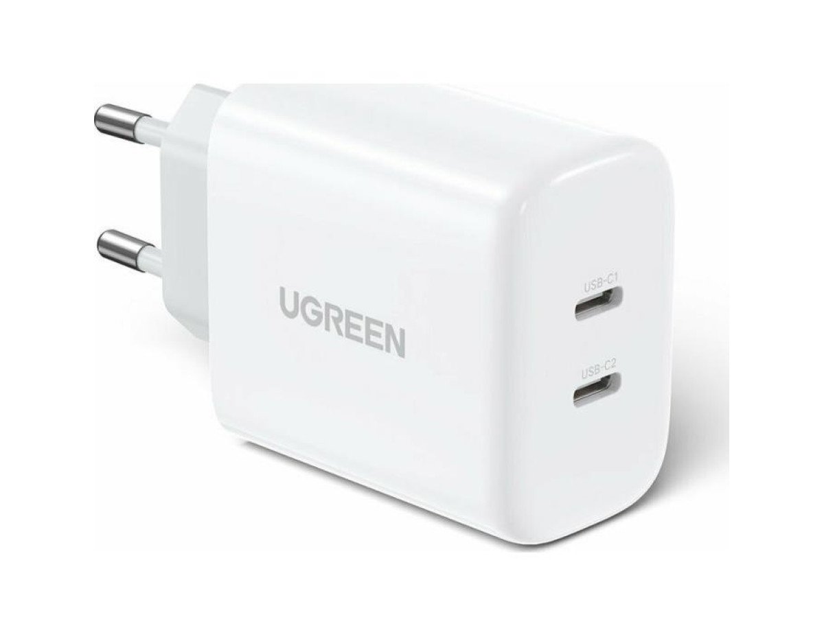 Charger UGREEN CD243 40W Dual PD White 10343