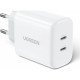 Charger UGREEN CD243 40W Dual PD White 10343