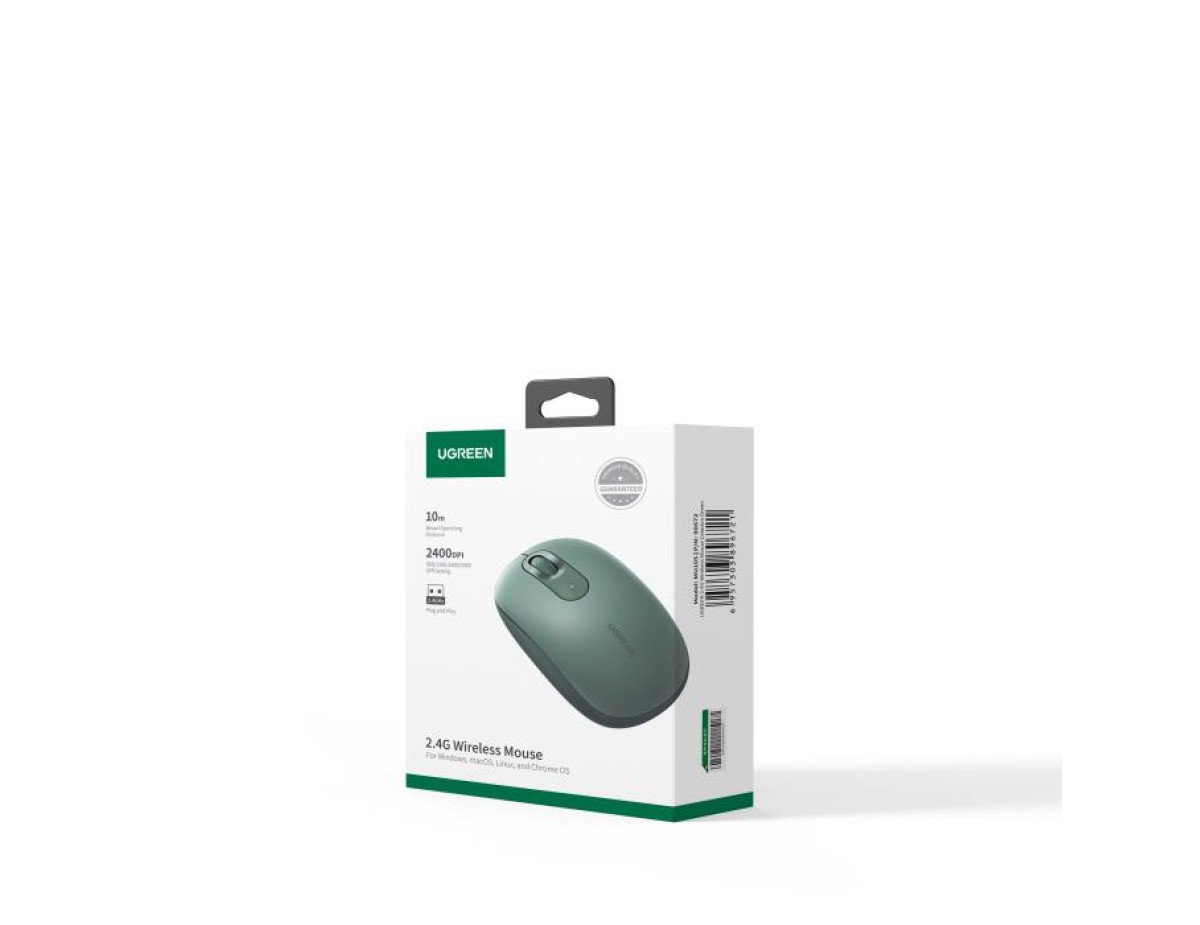 Mouse Wireless UGREEN MU105 Green 90672