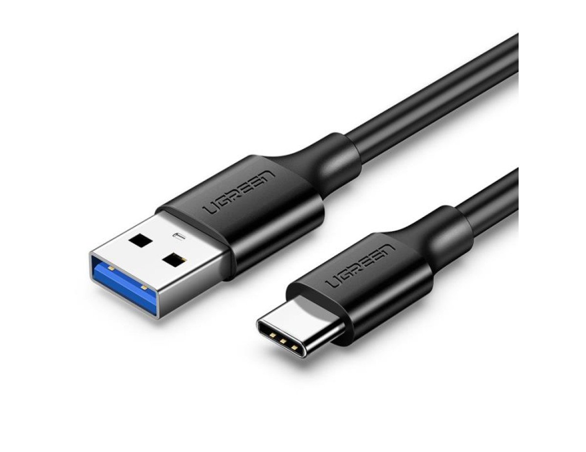 Charging Cable USB 3.0 UGREEN US184 TYPE-C Black Nickel 1m 20882