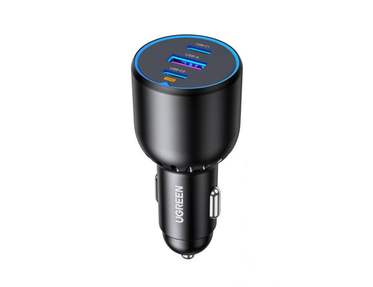 Car Charger UGREEN 130W PD3.0+QC4.0 Black 90413