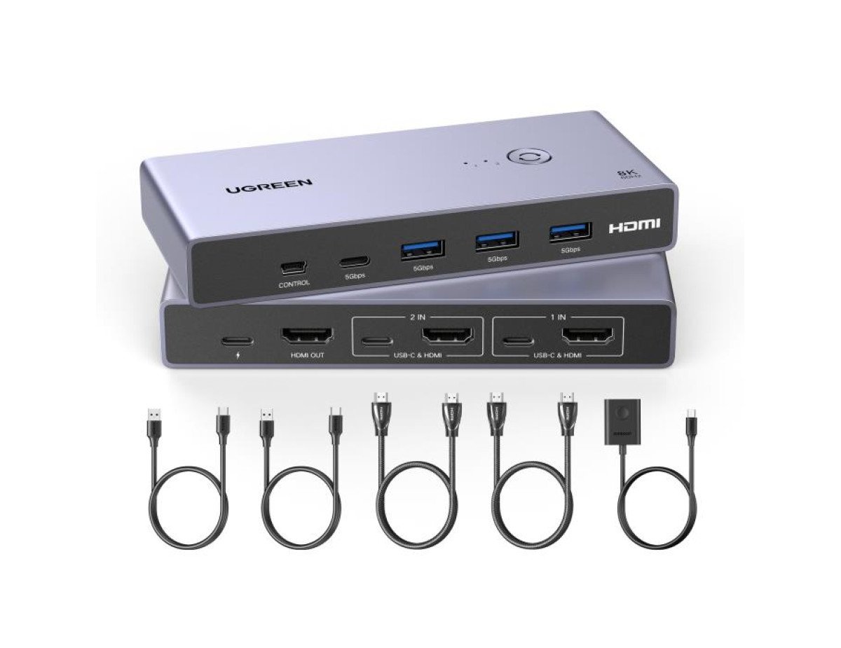 KVM Switch 2 port USB-C/HDMI UGREEN CM692 25961