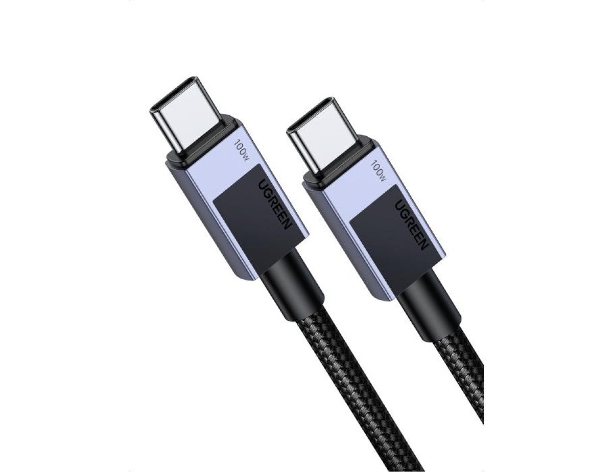 Charging Cable UGREEN 100W L512 TYPE-C/TYPE-C Black 1m 45063 5A